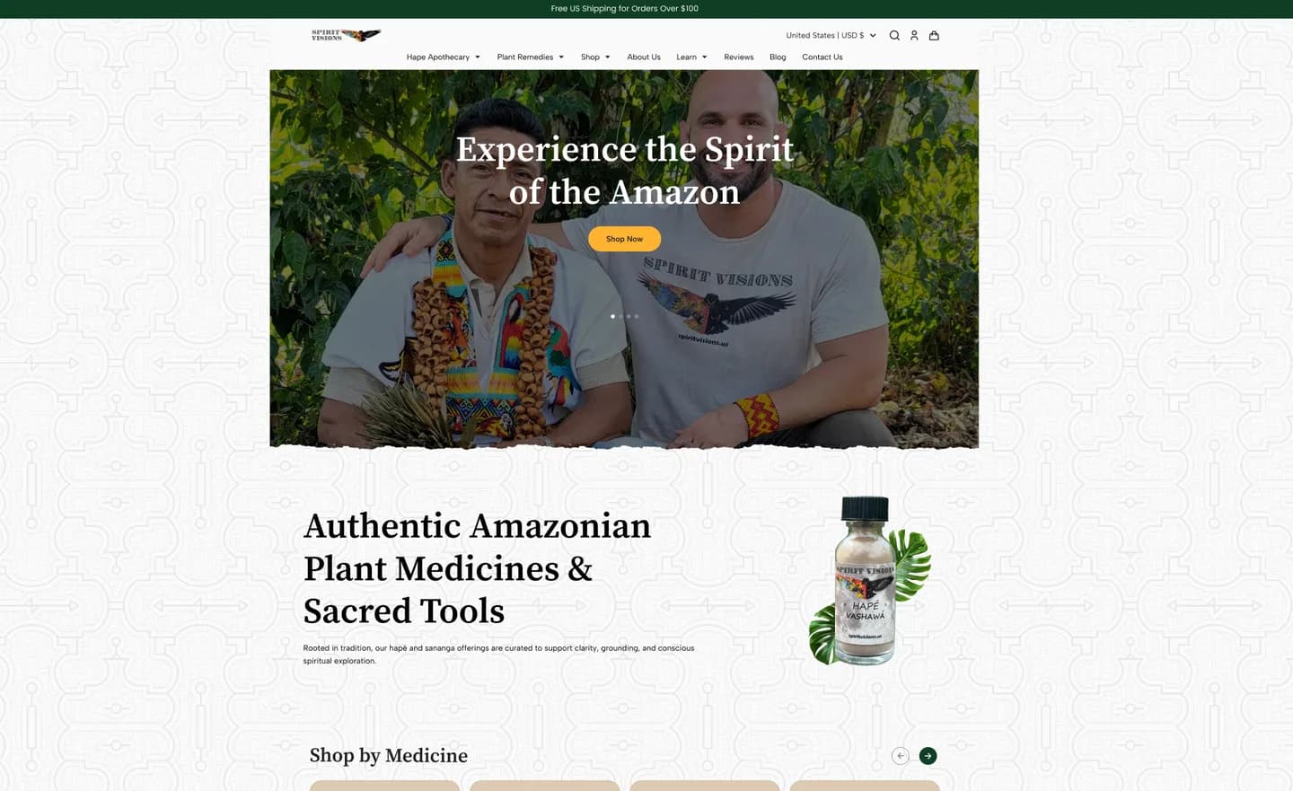 Spirit Visions project preview